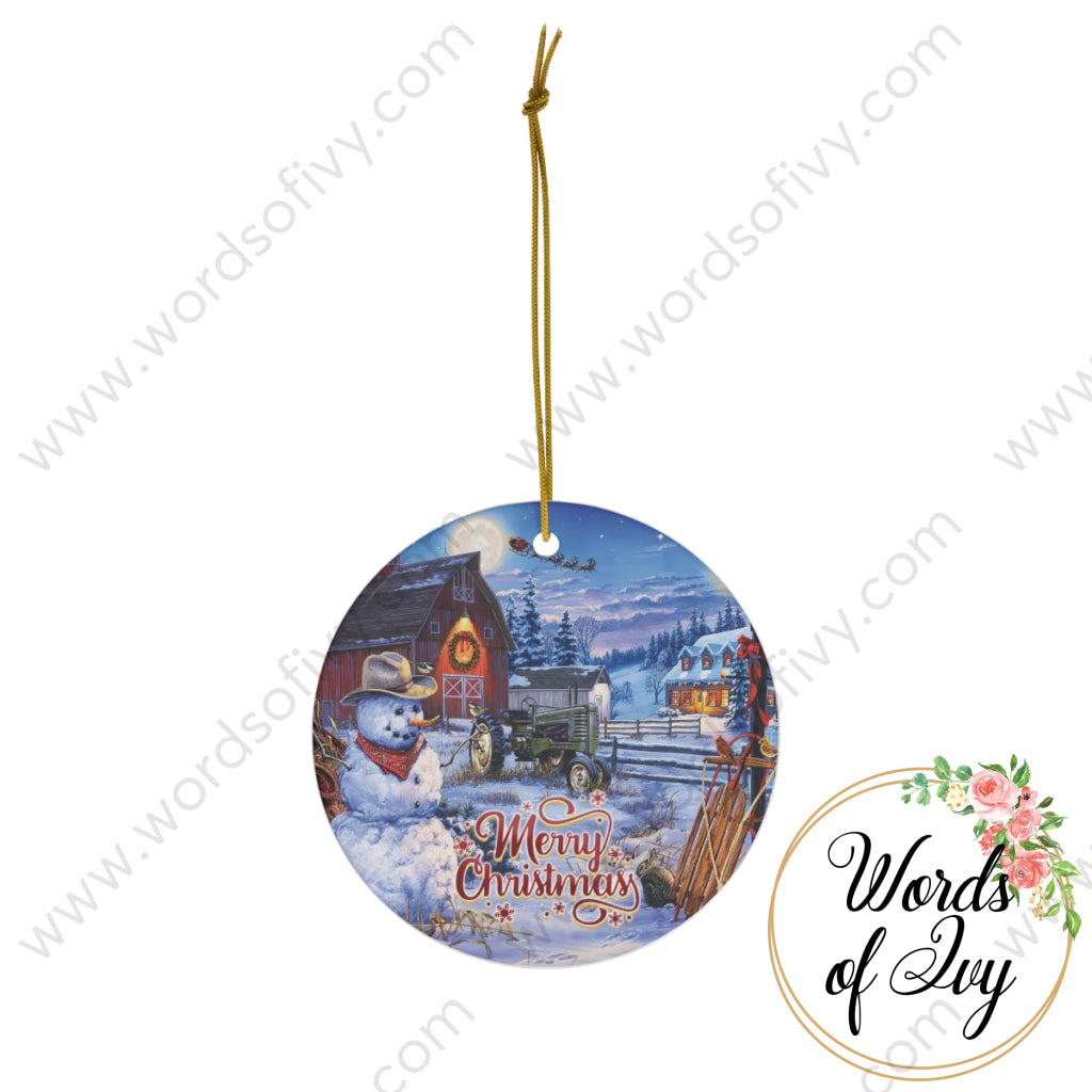 Christmas Ornament - Country Christmas 221121020 | Nauti Life Tees