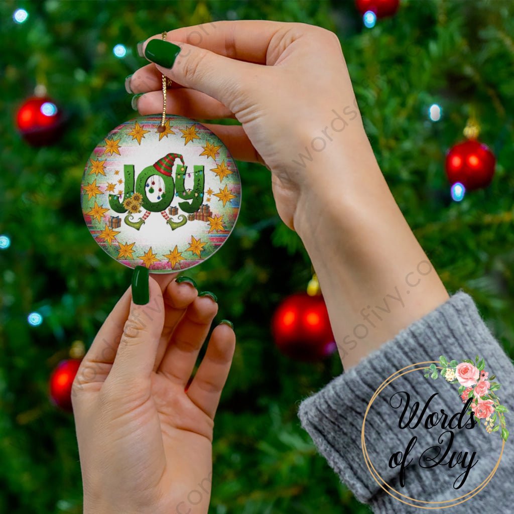 Christmas Ornament - Elf Joy 221206004 | Nauti Life Tees