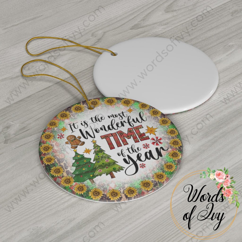 Christmas Ornament - It's the most wonderful time of the year 221206009 | Nauti Life Tees