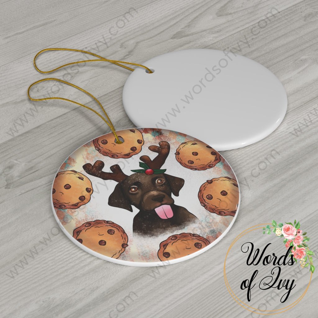 Christmas Ornament - Labrador Reindeer 221220003 | Nauti Life Tees