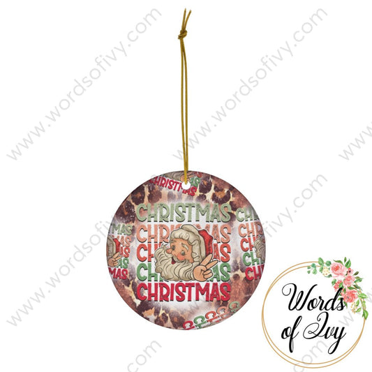 Christmas Ornament - Christmas Santa 221207004 | Nauti Life Tees