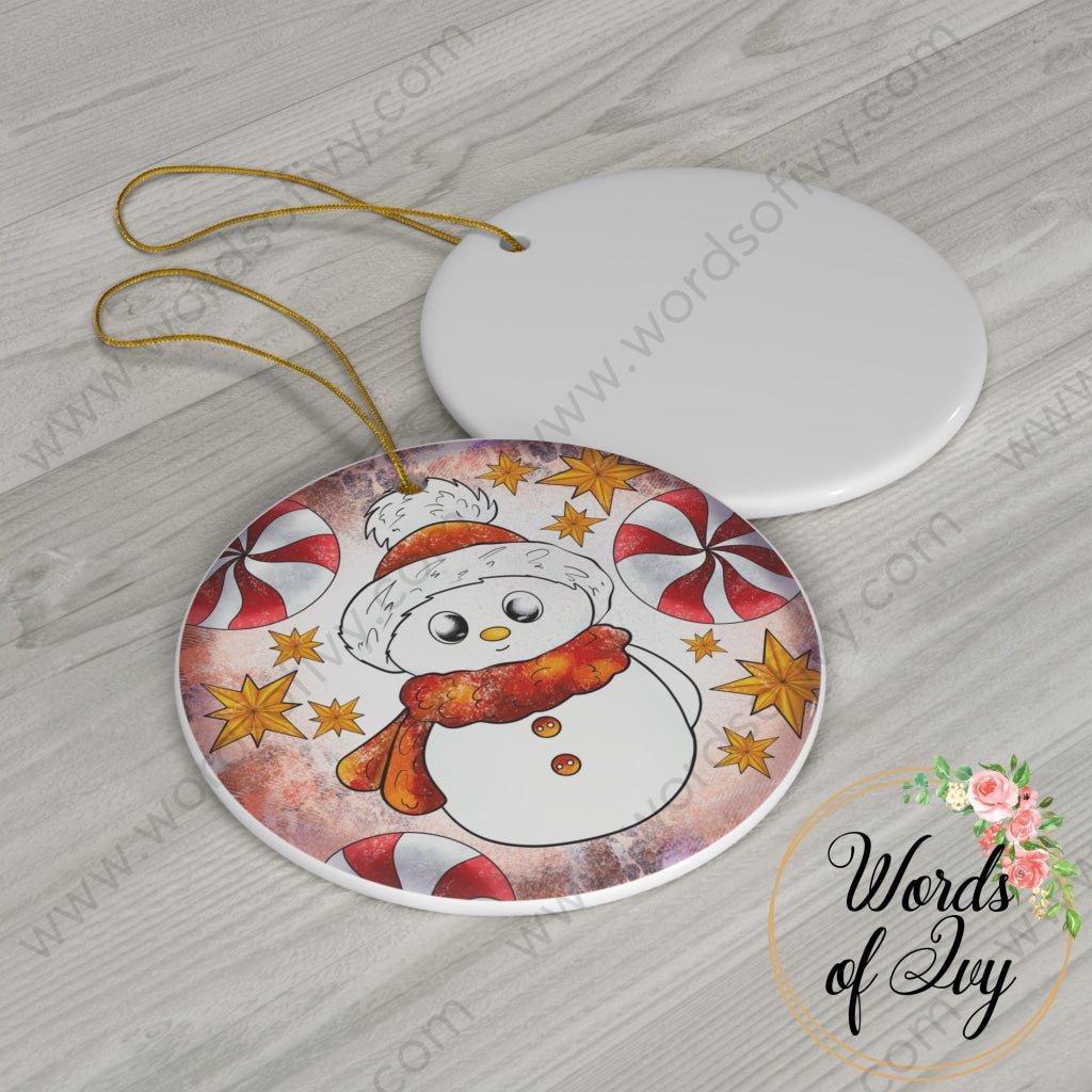 Christmas Ornament - Snowman 221220002 | Nauti Life Tees