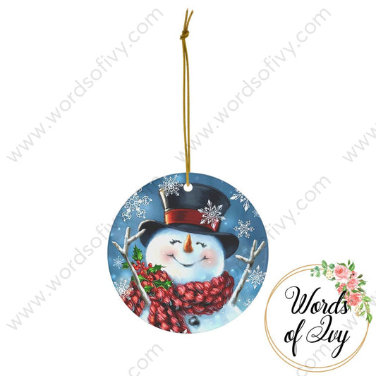 Christmas Ornament - Snowman 230709001 | Nauti Life Tees
