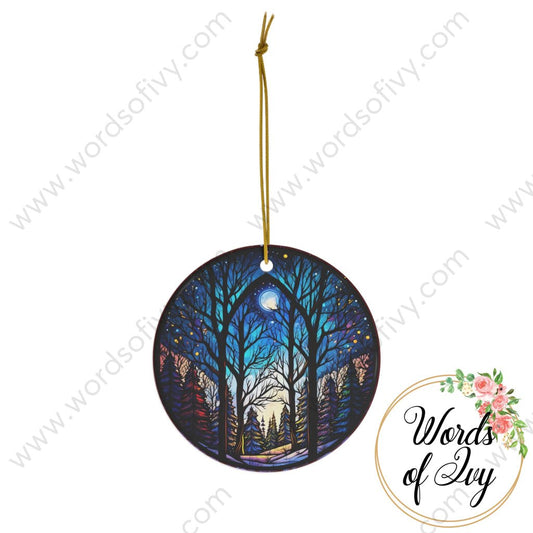 Christmas Ornament - Stained Glass Tree 230704003 | Nauti Life Tees