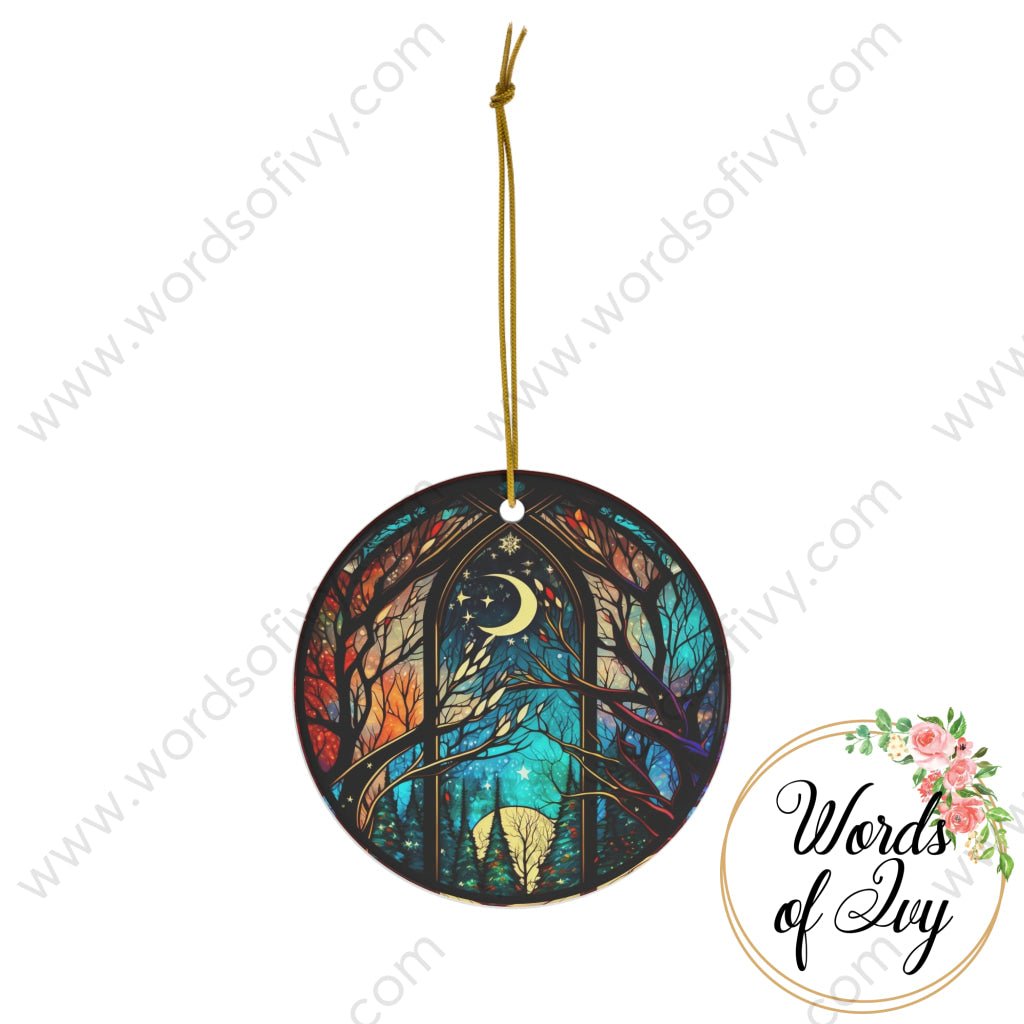 Christmas Ornament - Stained Glass Tree 230704005 | Nauti Life Tees