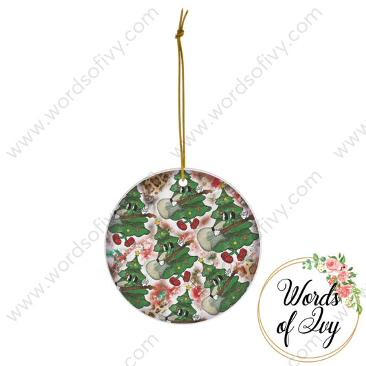 Christmas Ornament - Tree 221220009 Circle / One Size Home Decor