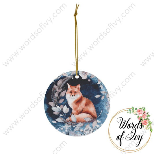 Christmas Ornament - Winter Fox 230616007 | Nauti Life Tees