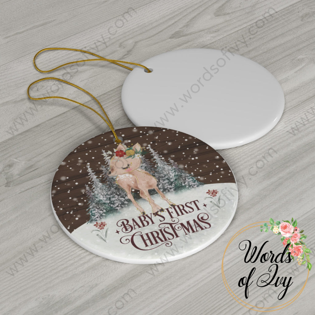 Christmas Ornament - Woodland Deer Babys First 221205026 Home Decor