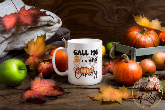 Coffee Mug - Call Me Cute And Give Candy 240808028