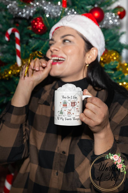 Coffee Mug - Christmas few of my favorite things 230708002 | Nauti Life Tees