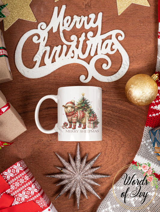 Coffee Mug - Christmas Merry Sheepmas 240814025