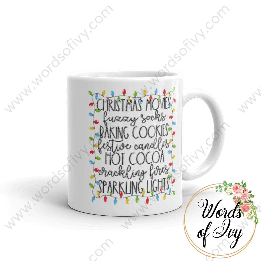 Coffee Mug - Christmas Movies Fuzzy Socks | Nauti Life Tees