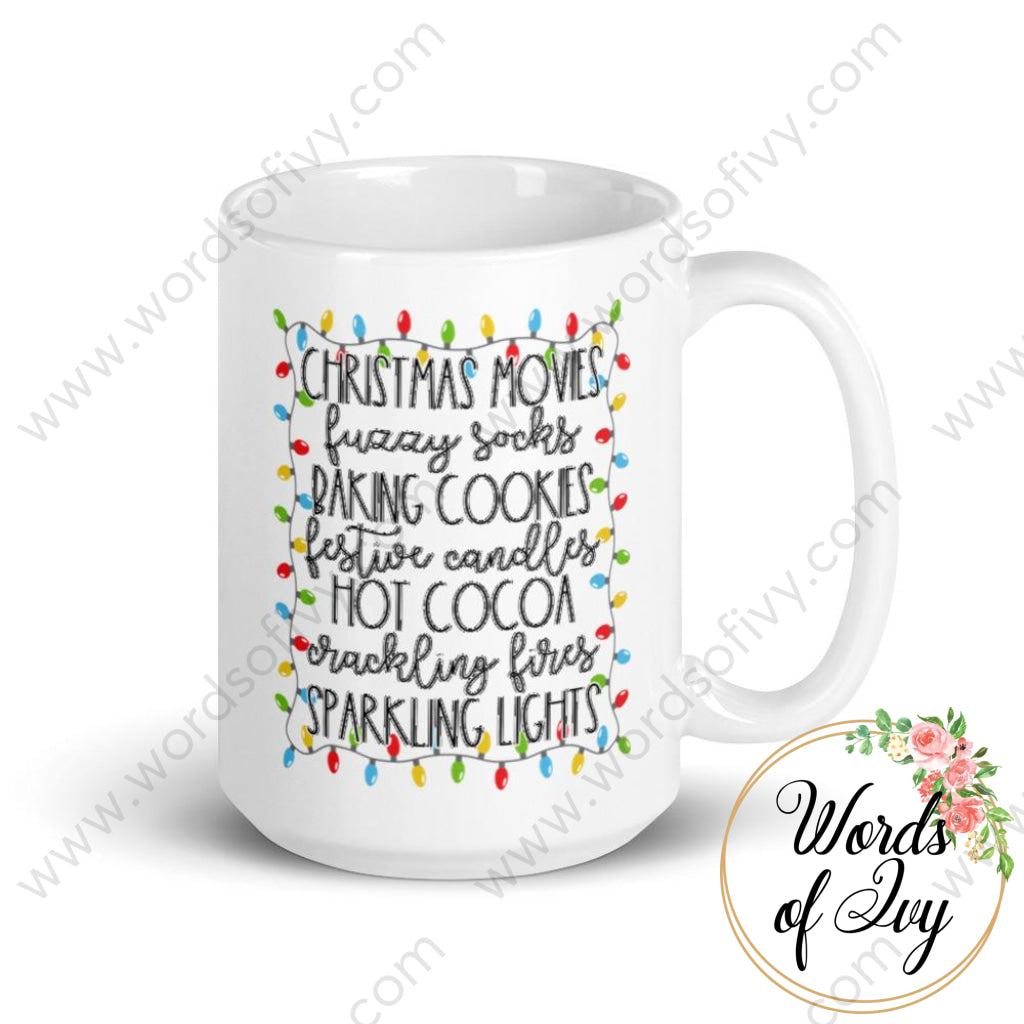 Coffee Mug - Christmas Movies Fuzzy Socks 15Oz