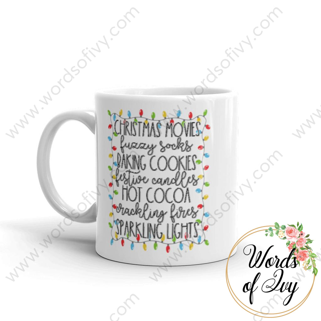 Coffee Mug - Christmas Movies Fuzzy Socks | Nauti Life Tees