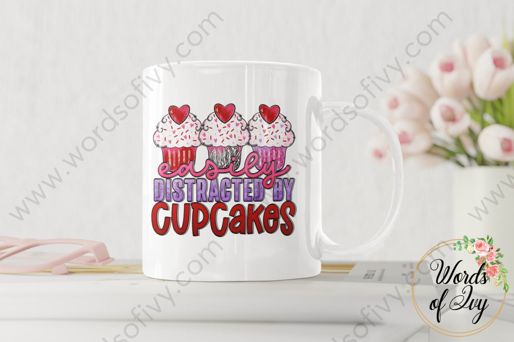 Coffee Mug - Easily Distracted By Cupcakes 220119006