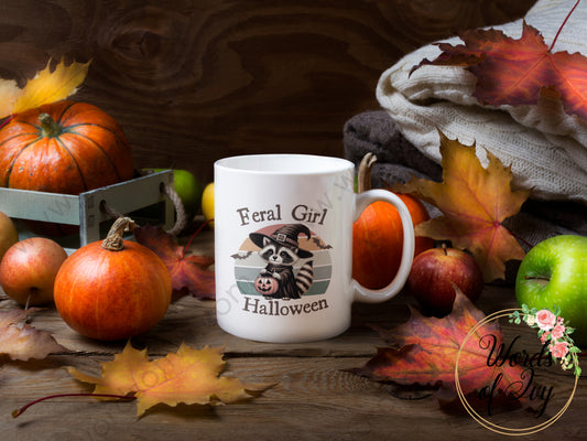 Coffee Mug - Feral Girl Halloween 240814030