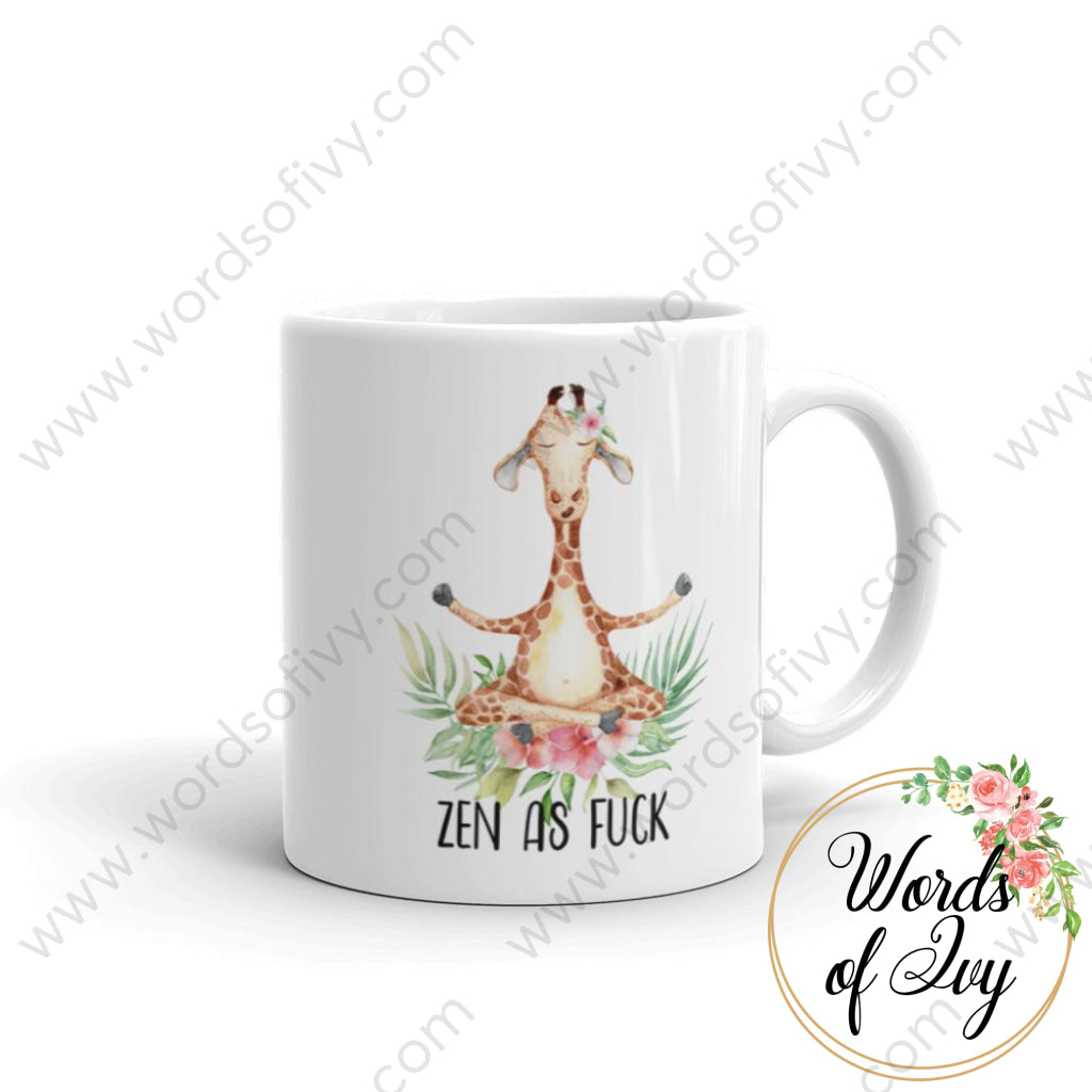 Coffee Mug - Giraffe Zen As Fuck 11Oz