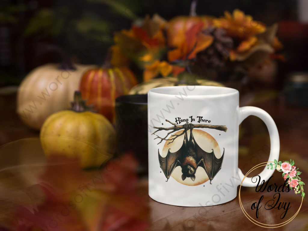 Coffee Mug - Halloween Bat Hang In There 240814059