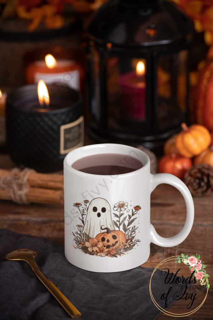 Coffee Mug - Halloween Ghost Pumpkin 240808038