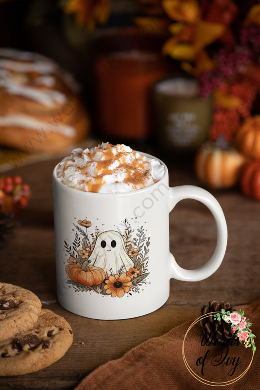 Coffee Mug - Halloween Ghost Pumpkin 240808039