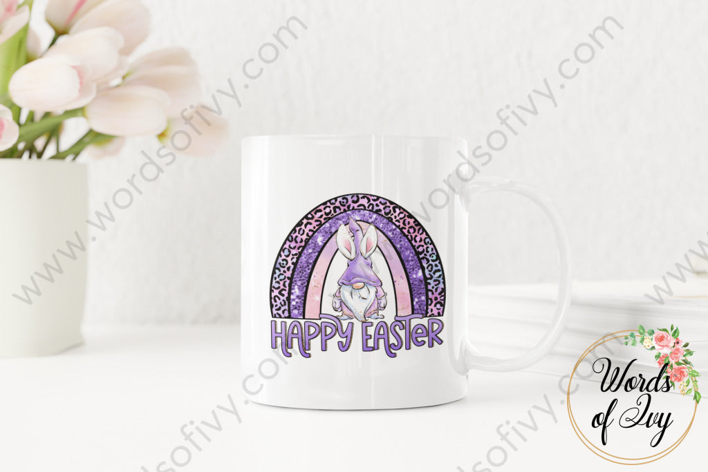 Coffee Mug - Happy Easter Gnome Rainbow 220305002