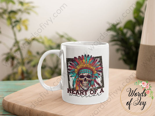 Coffee Mug - HEART OF A WARRIOR 230719013 | Nauti Life Tees