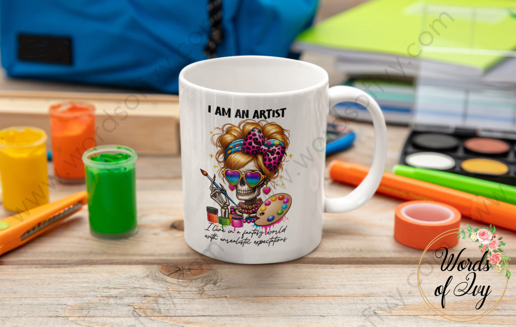 Coffee Mug - I’m An Artist I Live In A Fantasy World 240808093