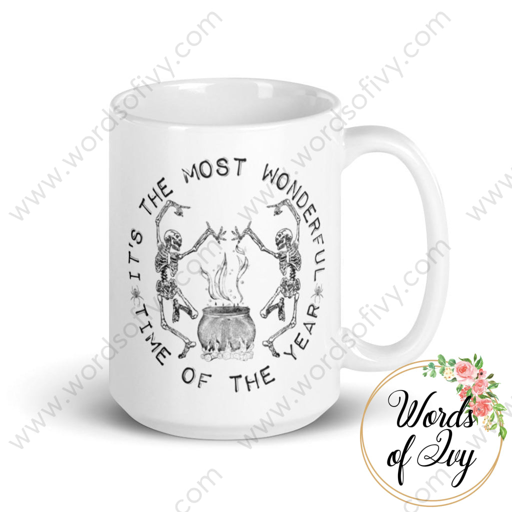 Coffee Mug - It's the most wonderful time of the year skeletons 230703069 | Nauti Life Tees