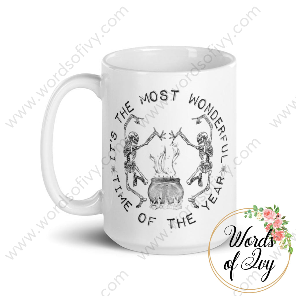 Coffee Mug - It's the most wonderful time of the year skeletons 230703069 | Nauti Life Tees