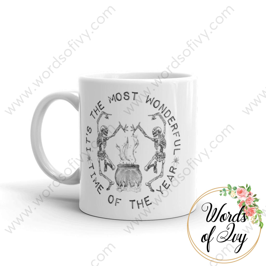 Coffee Mug - It's the most wonderful time of the year skeletons 230703069 | Nauti Life Tees