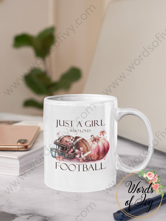 Coffee Mug - Just A Girl Who Loves Football 240808069