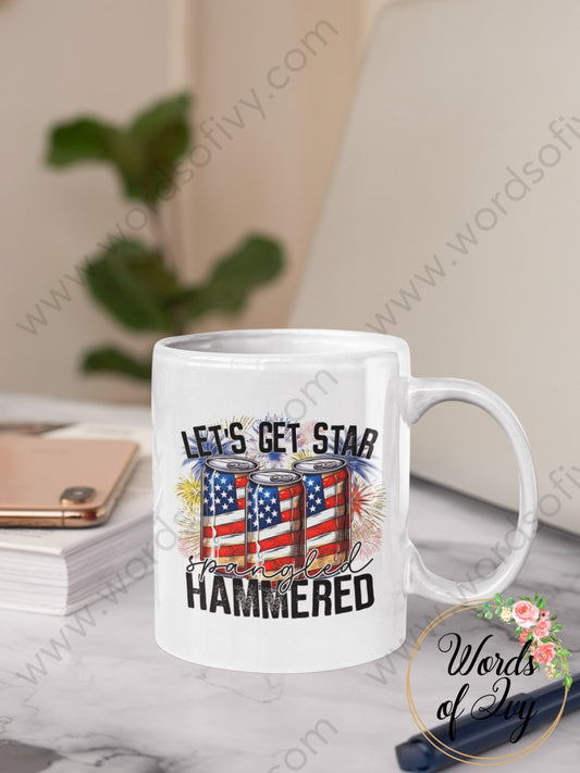 Coffee Mug - Lets Get Star Spangled Hammered 230629007
