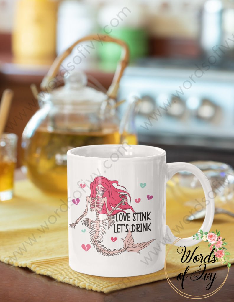 Coffee Mug - Love Stink Let's Drink 240113007 | Nauti Life Tees
