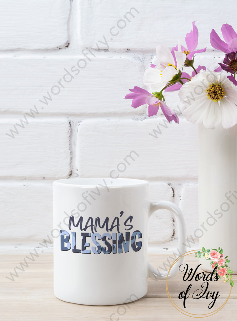 Coffee Mug - Mamas Blessing Blue 240724050