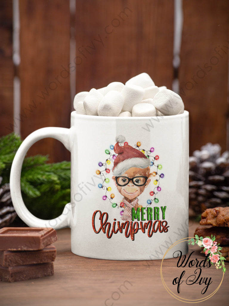 Coffee Mug - Merry Chimpmas 211114004 | Nauti Life Tees