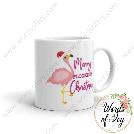 Coffee Mug - Merry flocking Christmas 230703021 | Nauti Life Tees