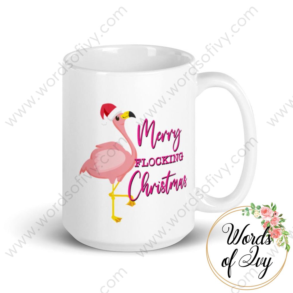 Coffee Mug - Merry Flocking Christmas 15Oz