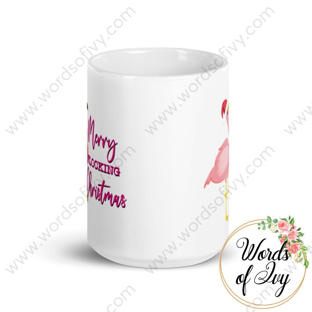Coffee Mug - Merry flocking Christmas 230703021 | Nauti Life Tees