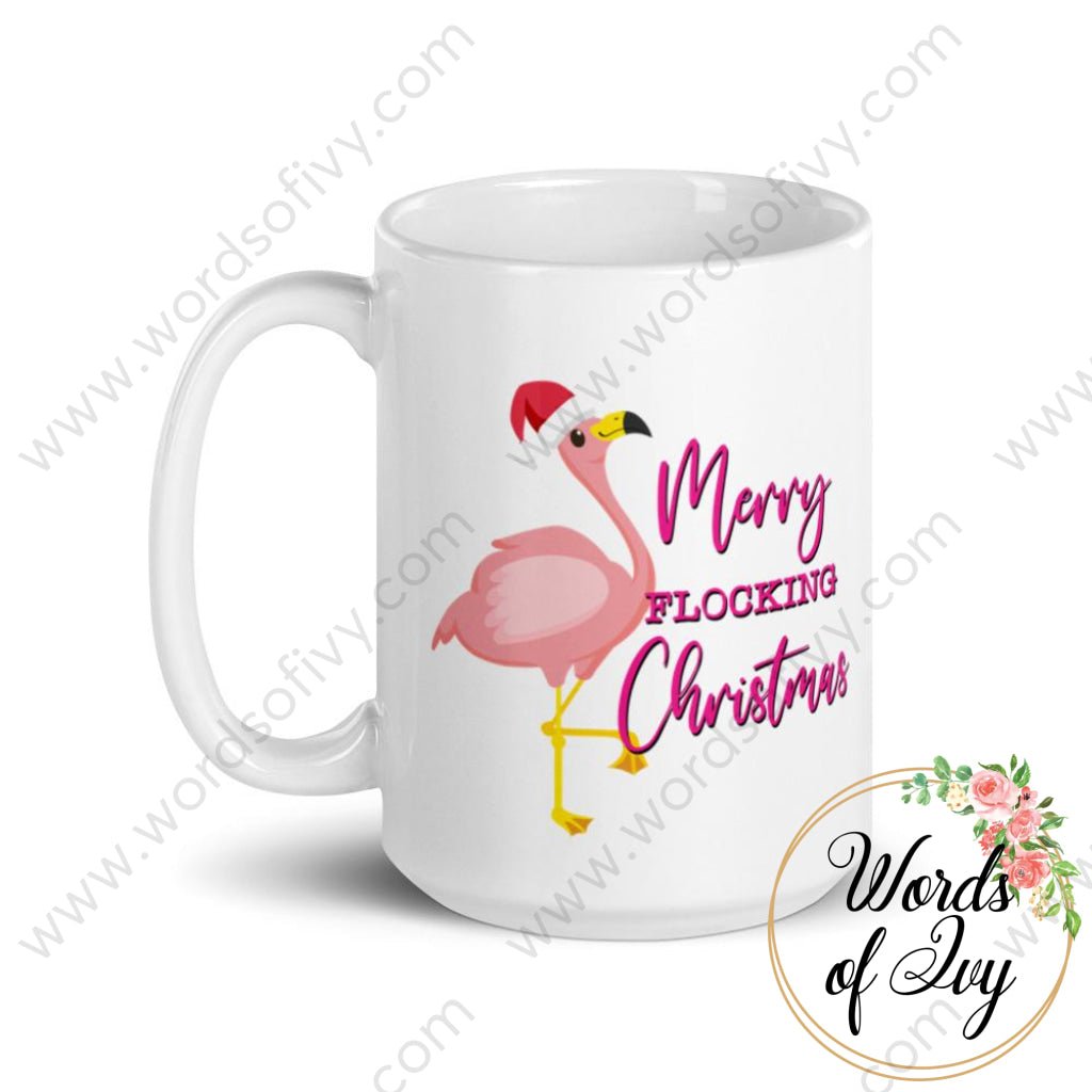 Coffee Mug - Merry flocking Christmas 230703021 | Nauti Life Tees