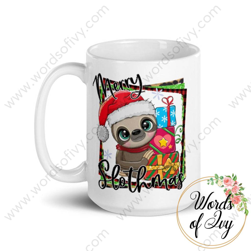 Coffee Mug - Merry Slothmas 230703096 | Nauti Life Tees