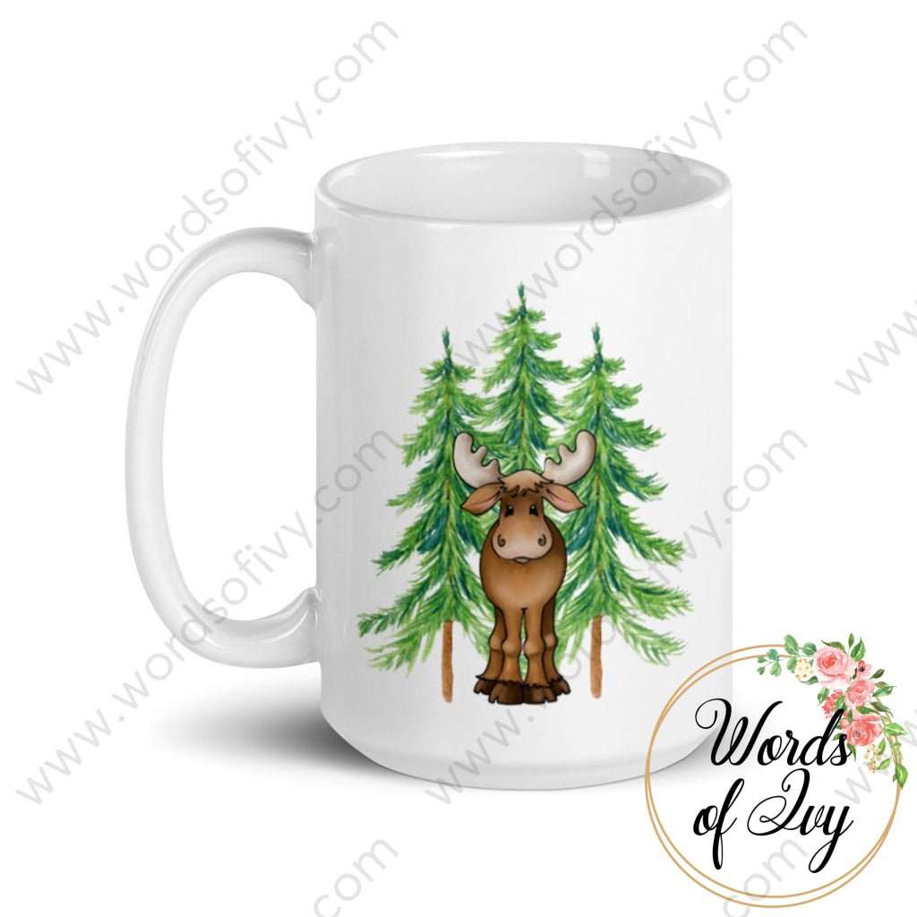 Coffee Mug - Moose With Trees