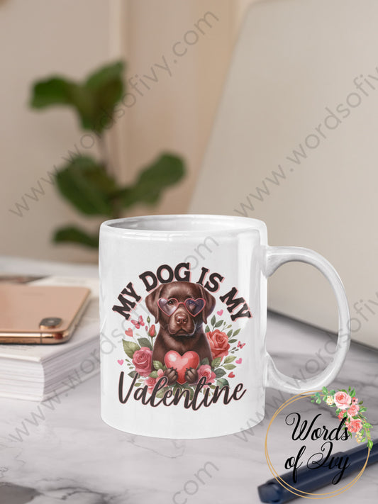 Coffee Mug - MY DOG IS MY VALENTINE BLUE HEELER 231228008 | Nauti Life Tees