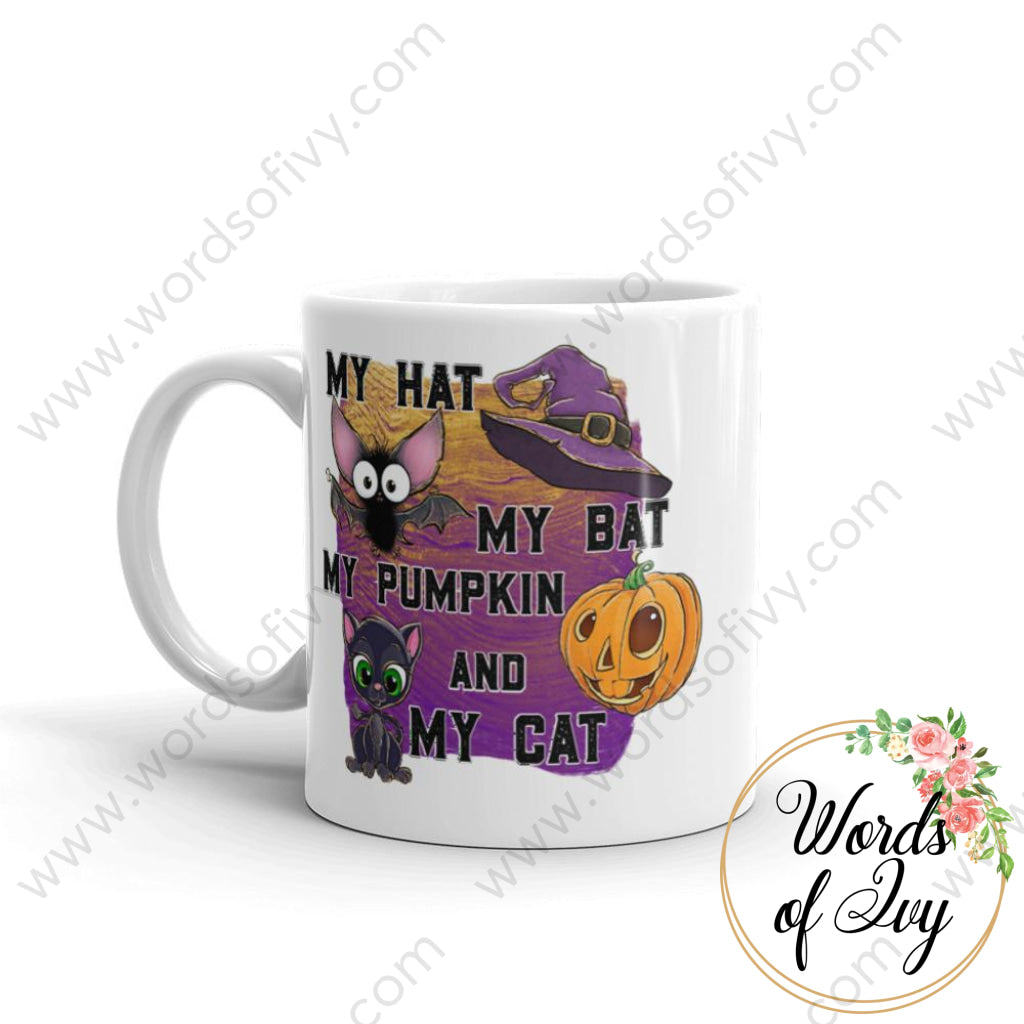 Coffee Mug - My Hat My Bat Pumpkin And Cat