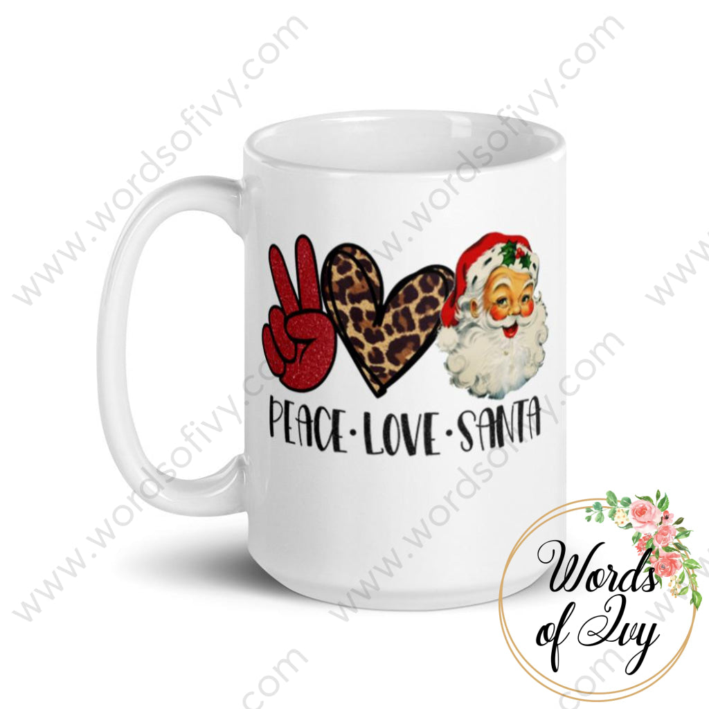 Coffee Mug - Peace Love Santa