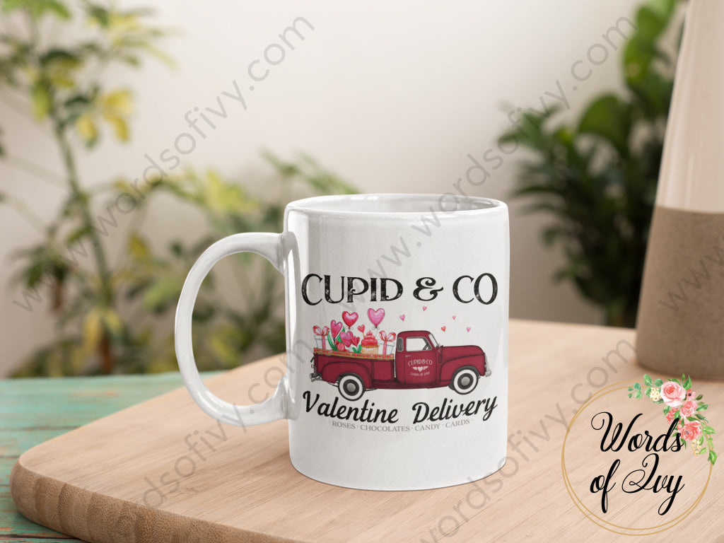 Coffee Mug -Red Truck Valentine Delivery 220107006