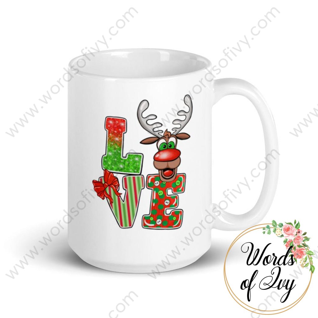 Coffee Mug - Reindeer Love 15Oz