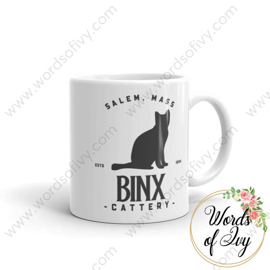 Coffee Mug - Salem Mass Binx Cattery 11Oz