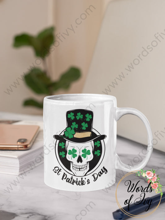 Coffee Mug - Skull St. Patrick's Day 220128002 | Nauti Life Tees