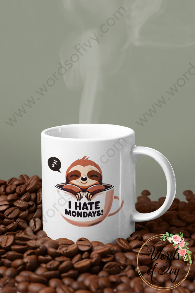 Coffee Mug - Sloth I Hate Mondays 240813004