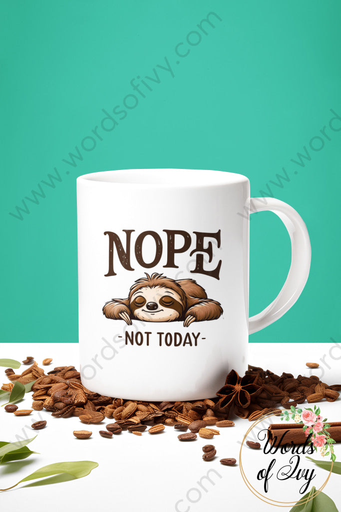 Coffee Mug - Sloth Nope Not Today 240813009